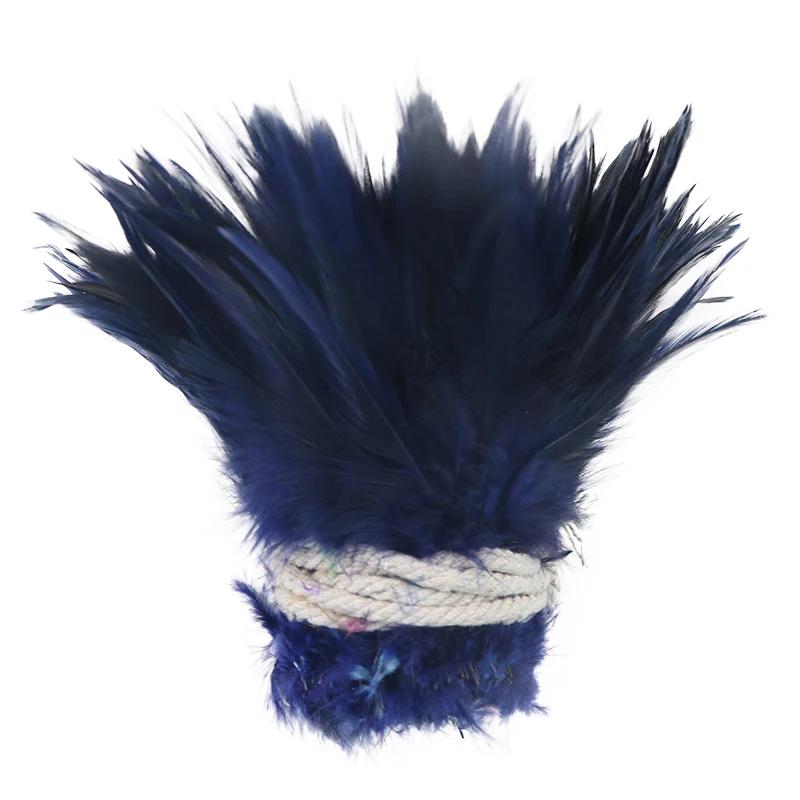 1 Roll Natural Pheasant Feathers for Crafts Jewelry Needlework Decoration Fly Tying Materials Chicken DIY Handicraft Accessories