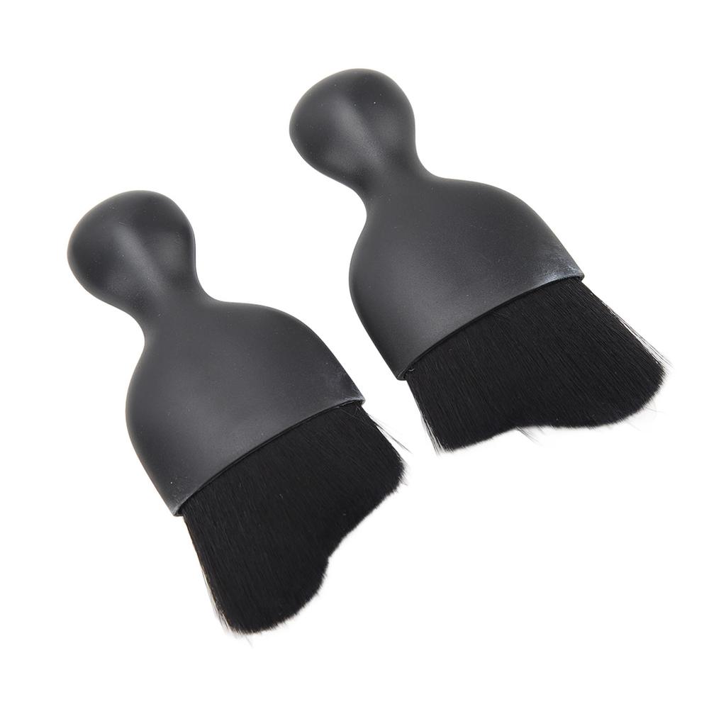 2Pcs Car Interior Detailing Dust Brush   Conditioner Vent Crevice Dust Removal Brush Clning Tool