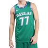 Nike Camiseta NBA Dallas Mavericks Luka Doncic #77 2020-2021 para Hombre Tops Verde CN1021-320