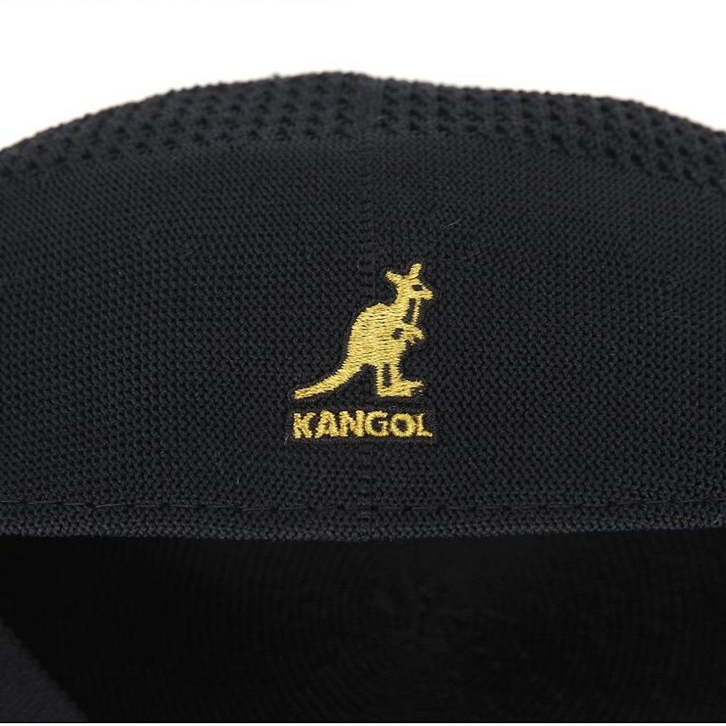 [KANGOL] 0290BC BLACK/GOLD unisex hunting cap