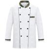 Thickened Long-Sleeve Chef Uniform Set