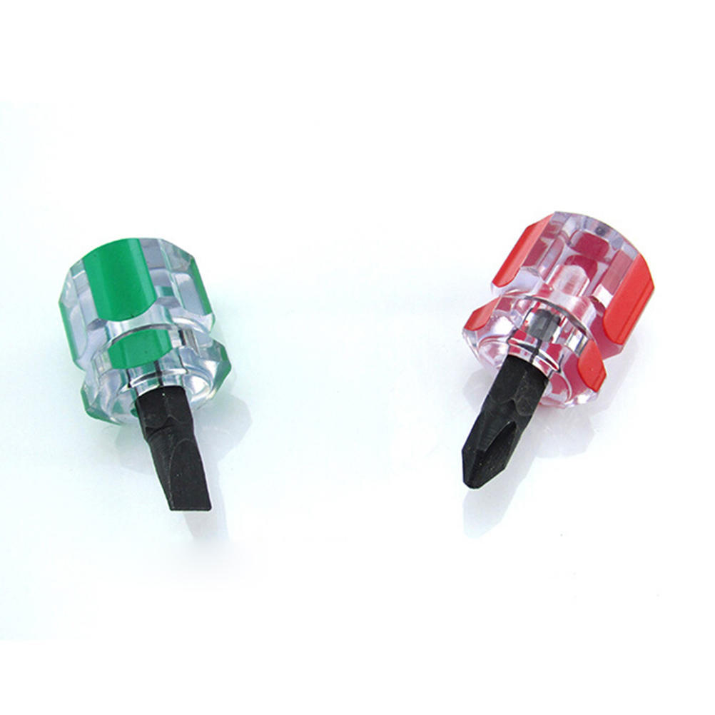1 Pair Phillips Screwdriver Mini Screw Driver Short Small Split Repair Tools Kit Set