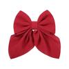New Sweet Bow Hairpins Solid Color Bowknot Hair Clips For Girls Satin Butterfly Barrettes Duckbill Clip Kids Hair Accessories