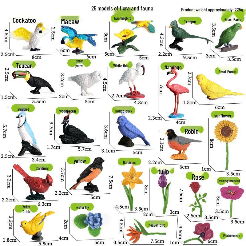 Children's Insect Observation Box: Soft Plastic Butterfly, Mantis, Bee Simulation Set