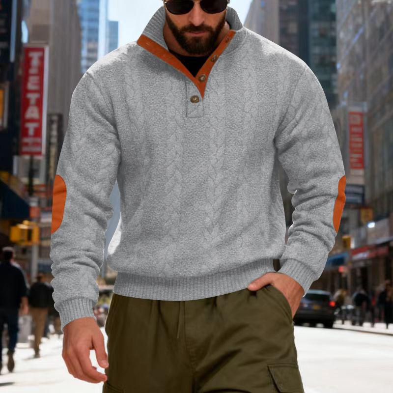 2026 New Autumn and Winter Loose and Trendy Stand Collar Sweatshirt