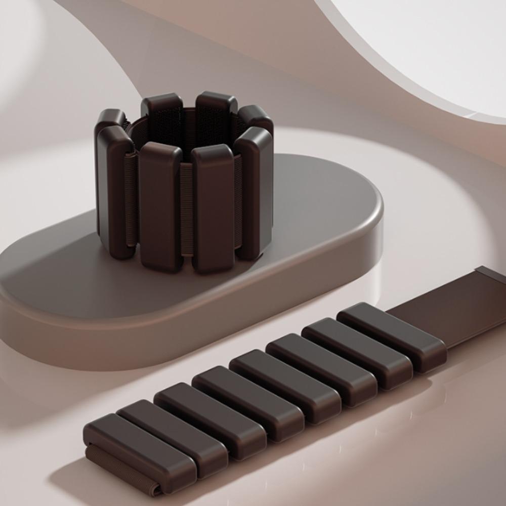 

1 пара влагостойких утяжеленных ремешков на запястье 1/1,5/2 фунта весовая фитнес-экипировка для бега 1LB чёрный