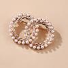 Accessories Double Ring Clothing Accessories Pearl Female Models Anti-glare Silk Scarf Buckle Alloy Brooch Corsage Long-Lasting Color Exquisite Brooch