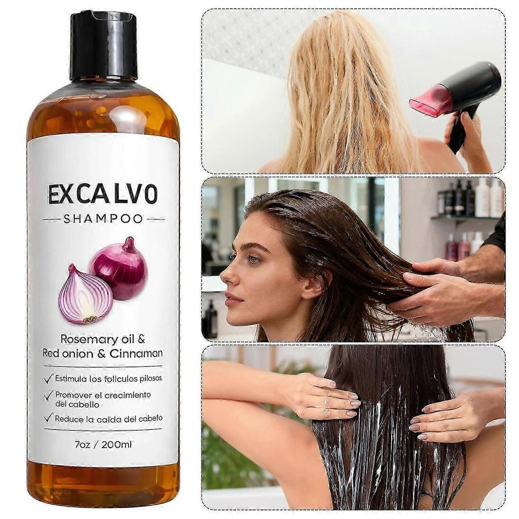 Excalvo Rosemary & Red Onion Shampoo – Strengthens Hair