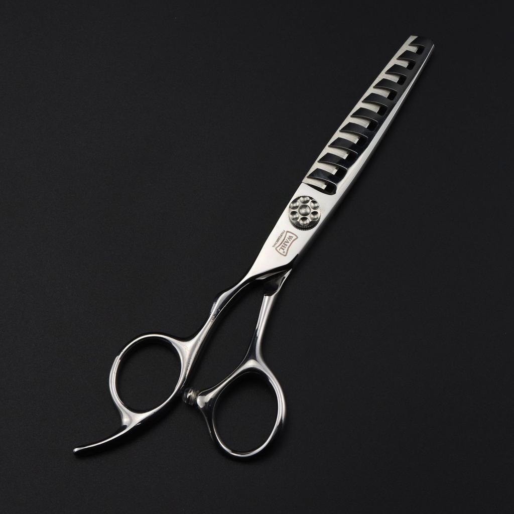 6.0 inch Waldorf left hand fishbone teeth 10 teeth, hair scissors, bangs scissors, tooth scissors, thin scissors