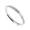 Glory_Arden Surgical Steel Half Stone Ring