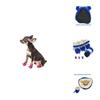Zapatos Botas Reflectantes Antideslizantes de Calidad Premium para Perros, 4 Piezas, Diseño Impermeable Acolchado de Forro Polar Suave