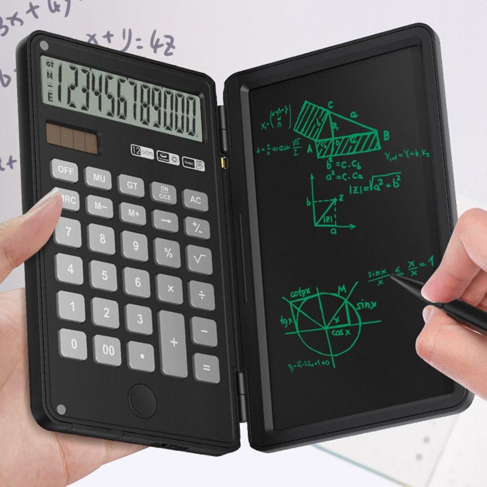Large Screen Display Scientific Calculator Foldable LCD Writing Board with Stylus Shopping Malls