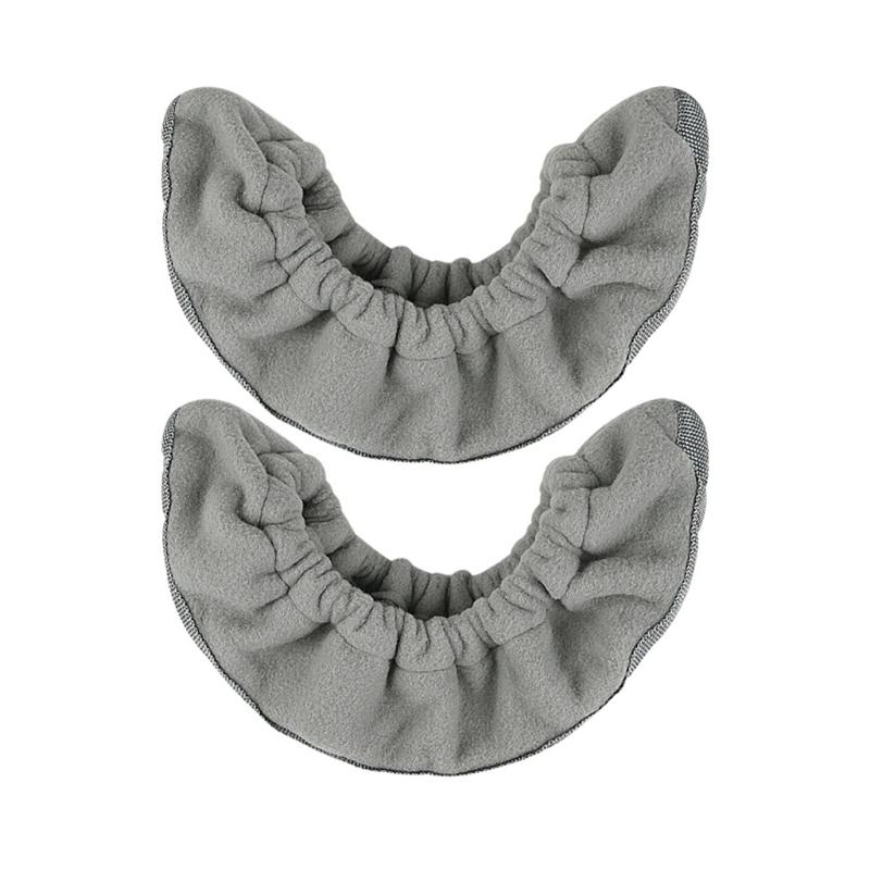 Ice Skate Soles Covers Hockey Ice Skate Soles Guards Microfiber Skating Soakers Cover for Kid Youth Adult Enduring M серый
