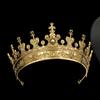 Cosplay Vintage Male Crown Stage Performance Prince Crown Hair Hoop Medieval King Crown  Party