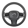 Premium Leather Steering Wheel Cover for Volvo XC40, XC60, XC90, S60, S90 - All Seasons