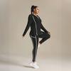 Yoga pants fashion striped fitness pants high waist hip lift slim slim yoga pants breathable sports fitness pants