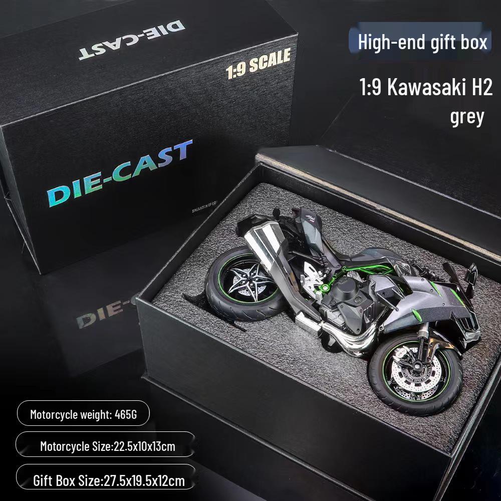 Kawasaki H2R 1:9 Alloy Model Motorcycle Toy Gift