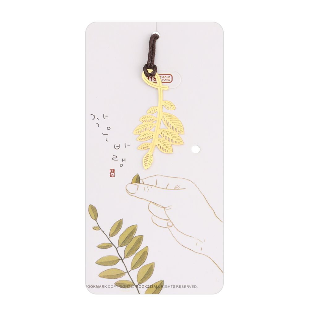 Office Supplies Creative Exquisite Gold-plated Metal Metal Bookmark Hollow