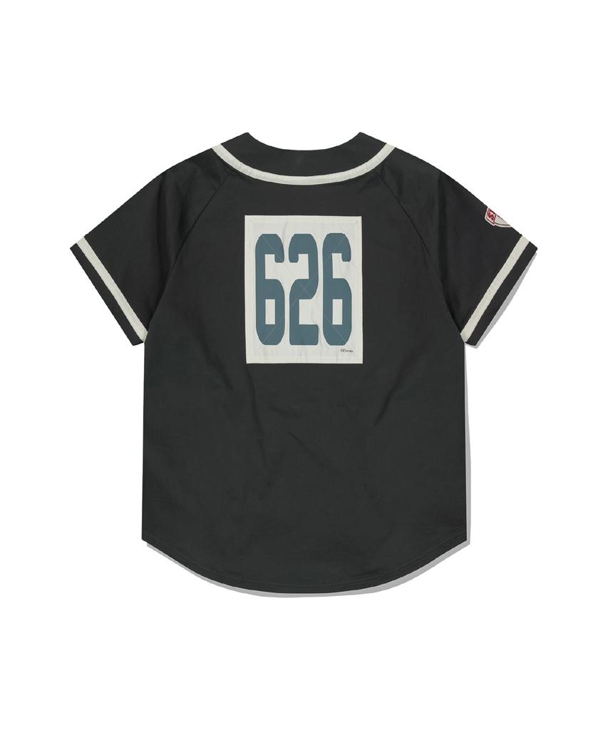 Sun Love [Stitch] Wappen Baseball Shirt Charcoal