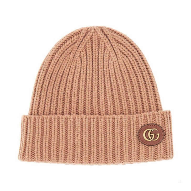 Gucci Double G Wool Cashmere Beanie Hat 764594 3GB02 9800