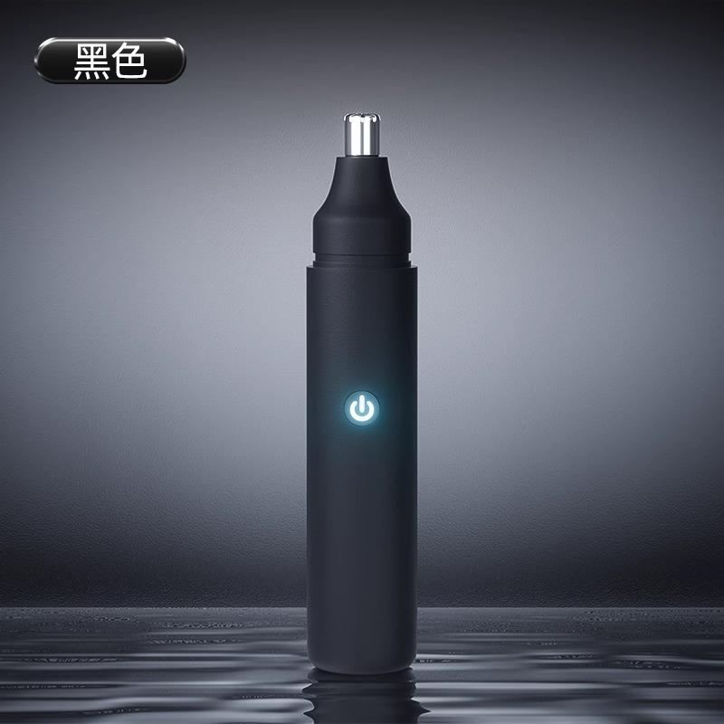 

LED Portable Display Home Nose Hair Remover Electric Nose Hair Trimmer USB Charging Safety Face Hair Cleaning Care Kit 2025 чёрный
