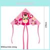 1.2 Meter Double-tailed Kite High-value Cartoon Pattern Wind Kite Grid Cloth Material