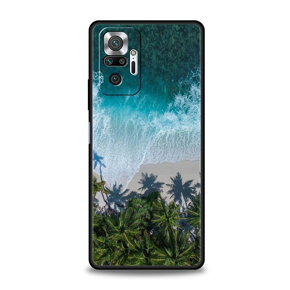 Coconut Palm Tree Phone Case For Xiaomi Redmi Note 14 13 12 5G 9S 9 10 11 Pro Plus 9T 14C 13C 12C 10C 9C 9A Soft Silicone Cover