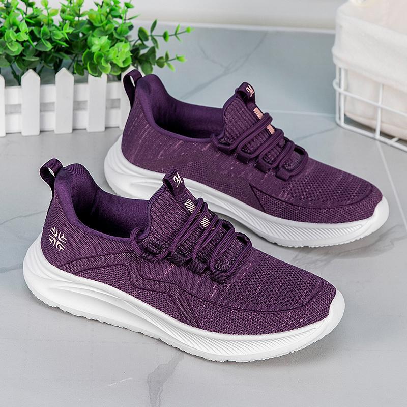 

Women s Breathable Soft Sole Casual 2025 Summer New Single Shoe Fitness Shoes Korean Version Fashionable Sports Shoes 35