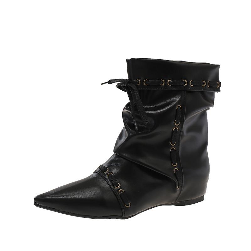 Spitze Innenhöhenerhöhung kleine kurze Stiefel Kinder neue Sommer- und Herbst Merad Western Cowboy Stiefeletten Martin Stiefel