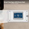 Thermostat Lock Box with Key Clear Thermostat Guard Thermostat Cover Heat and Air Condition Control Panel Cover for Office Home