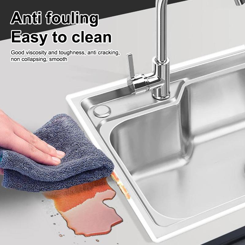 White Plastic Steel Mud Waterproof Glue Bathroom Toilet Waterproof And Mildew Proof Caulking Glue Sealing Kitchen Sink Dedicated