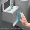 Smart Touchless Toilet Paper Dispenser Wall Mounted Automatic Sensor Tissue Box Punch Hand Towel Dispenser Yellow