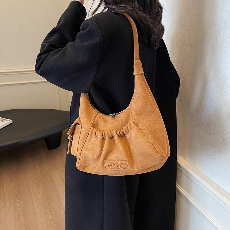 Niche Underarm Bag Women's 2025 New Autumn and Winter Fashion Retro Portable Shoulder Bag Premium Tote Bag