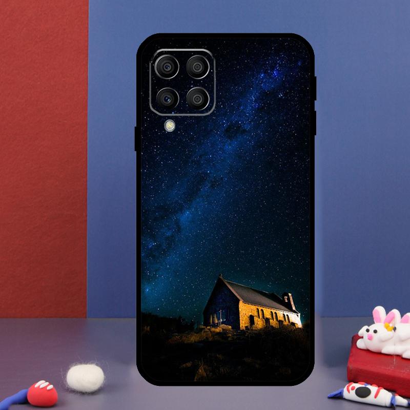 Star Space Moon Night For Samsung Galaxy M33 M13 M23 M53 M15 M55 M31 M51 M14 M34 M54 M20 M30s M32 M52 Phone Case
