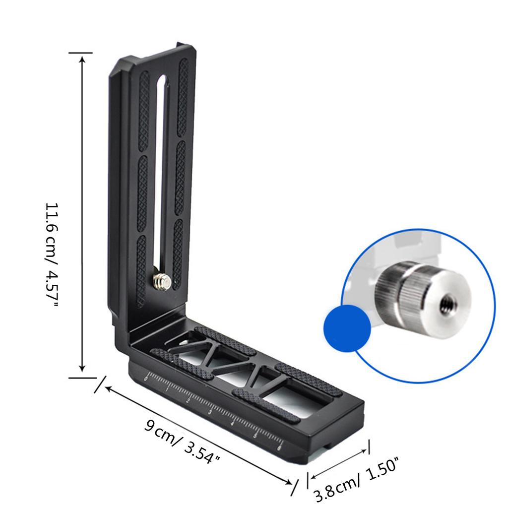 1/4 Screw Quick Release Plate L Bracket Handheld Camera Stabilizer Video Tripods Stabilizer Accessories for RSC2 RS3