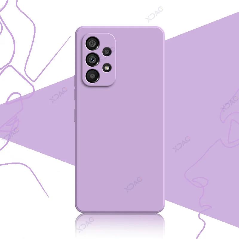 Official Soft Case for Samsung Galaxy A13 A23 A33 A53 A73 SamsungA33 SamsungA53 SamsungA73 Square Liquid Silicone Cover
