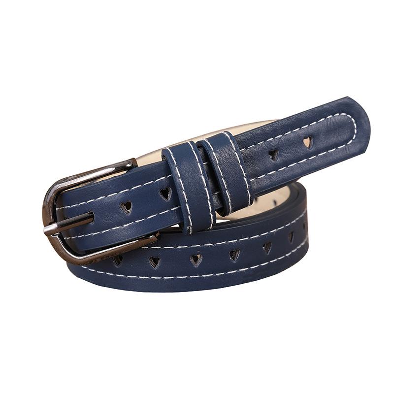 Belt Women Do Not Need To Punch Holes, The Whole Body Is Hollowed Out, Multi-Colored Simple Jeans Belt