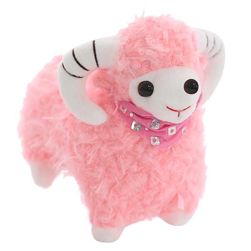 Cute simulation sheep doll doll lamb plush toy girl children girl gift cute birthday gift