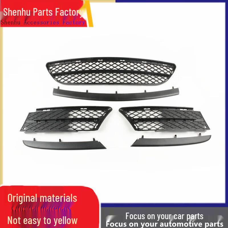 Compatible with BMW 3 Series E90: front bumper, 318 grille, 320 vent mesh, 325 air vents, 328 center grille, 330 air vents.