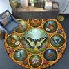 Cartoon Print Round Area Rug,Carpet Rug for Living Room Bedroom Sofa Playroom Decor,Non-slip Floor Mat