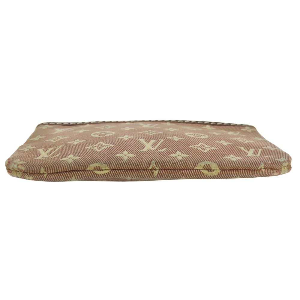 Used LOUIS VUITTON Coin case Pochette Cre M62996 Monogram Ideal sepia Brown With key ring