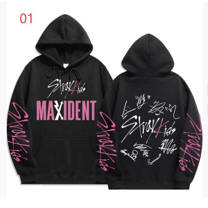 

[USED] STRAY KIDS Men s unisex knit rib sweatshirt and hoodie for fall and winter