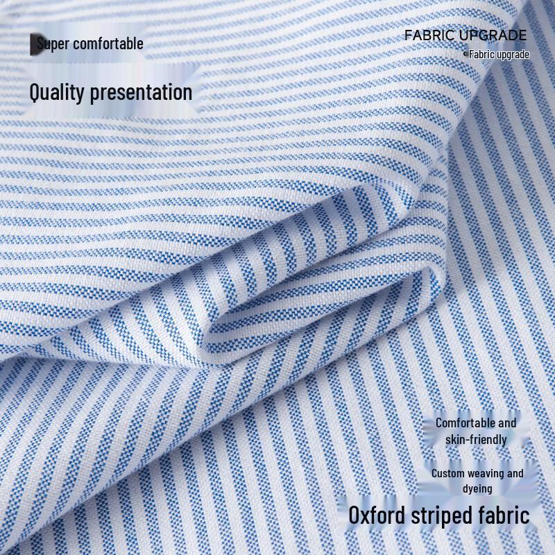 Fingercroxxit Men's Japanese Style Striped Long-Sleeve Shirt