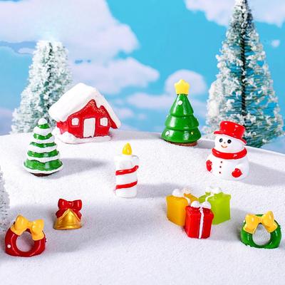 Mikrokrajina Kreslený Santa Claus Sněhulák Domeček na stromě Sněhová scéna Příslušenství a DekoraceMiniaturní Malé Ozdoby