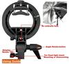 Godox mount with adjustable with Bowens mount for S-type bracket/bracket angle/holder strobes/flashes/softboxes/beauty dishes/umbrellas [Used]