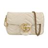 [Usato] Borsa a tracolla mini GG Marmont con logo dorato in pelle trapuntata effetto invecchiato - Buono #1EZY66C