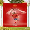 1pc Soccer Themed Tapestry,Official  Banner with & Stadium, Wall Hanging Suitable for Game Day Parties