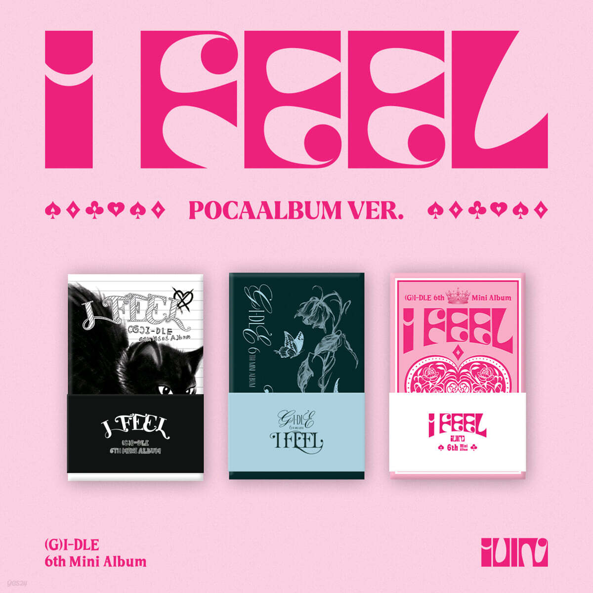 

(G)I-DLE - 6th Mini Album : I feel [PocaAlbum Ver.] [3 types SET]