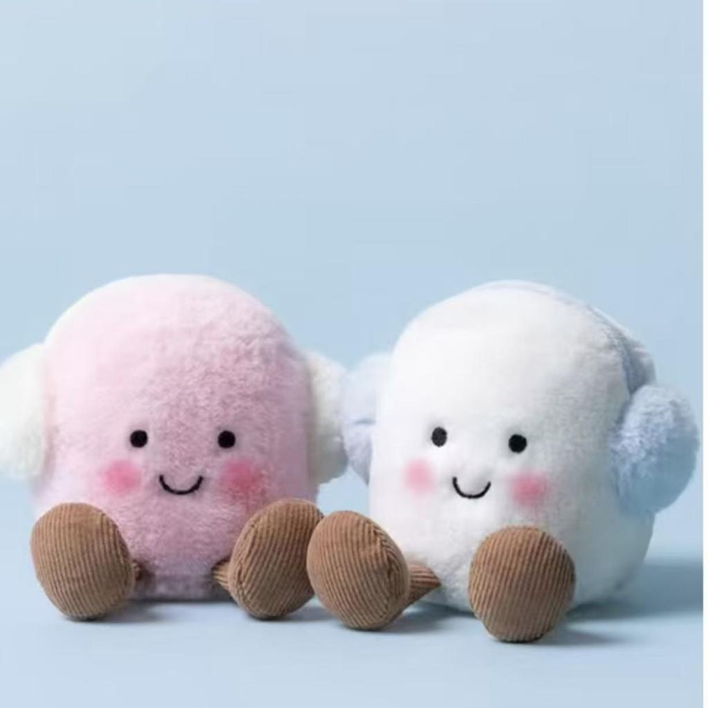 Marshmallow Ear Muffs Plush Toy Short Plush Cute Soft Stuffed Animal 31cm To 50cm For Kids In Stock
