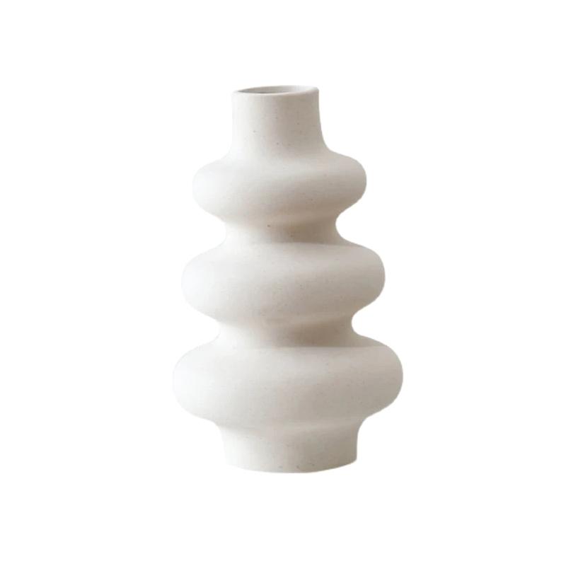 

Creative Plastic White Vase Home Living Room Tv Cabinet Decorative Ornaments Flower Table Decoration Crafts